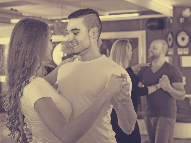 Slow dancing is a type of partner dance in which a couple dance slowly, swaying to the music. It is mostly familiar during wedding parties. (Shutterstock/ File)