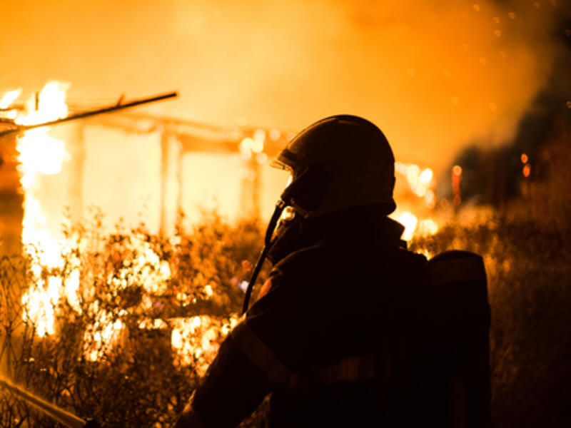 It was not immediately clear what caused the fire (Shutterstock/File)