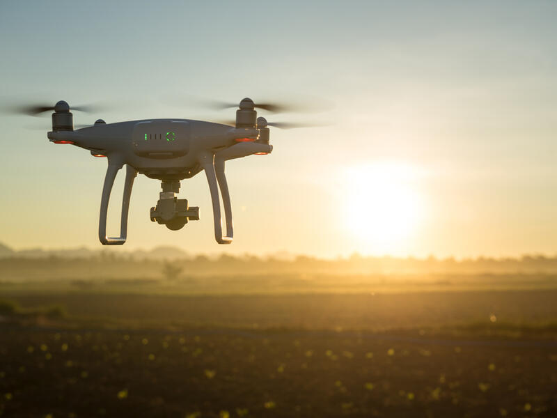 "“Drones are capable of carrying explosives or weapons systems that could pose a danger" (Shutterstock/File)
