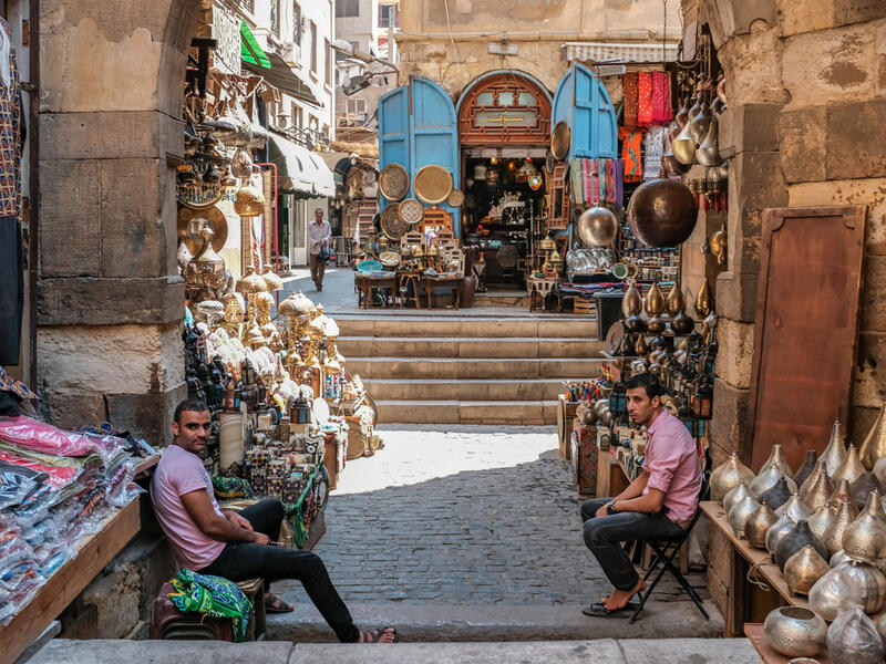 Historical Khan El-Khalili Souk marketplace is one of the tourist magnets in Capital City Cairo, Egypt (Shutterstock/File Photo)