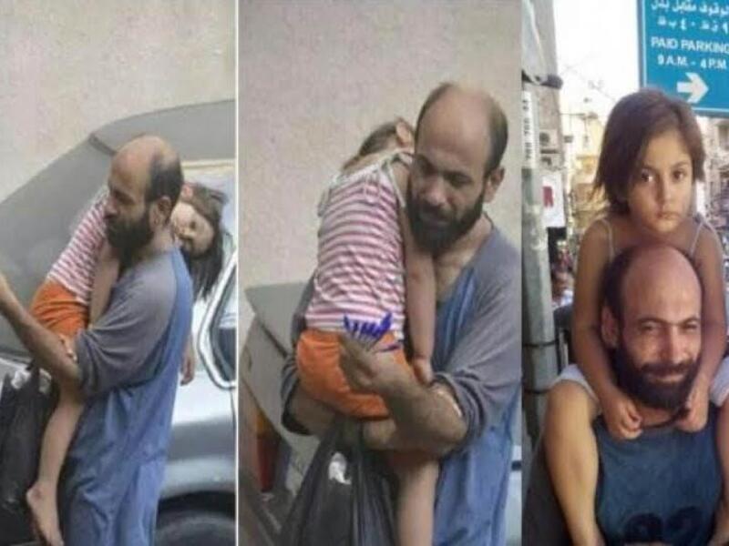 بائع الاقلام لاجيء سوري في لبنان انتشرت صورته عبر مواقع التواصل الاجتماعي وهو يبيع الأقلام حاملاً ابنته لتبدأ حملة بالبحث عنه لمساعدته وبالفعل تم الوصول اليه بعد حملة تبرعات مالية كبيرة.