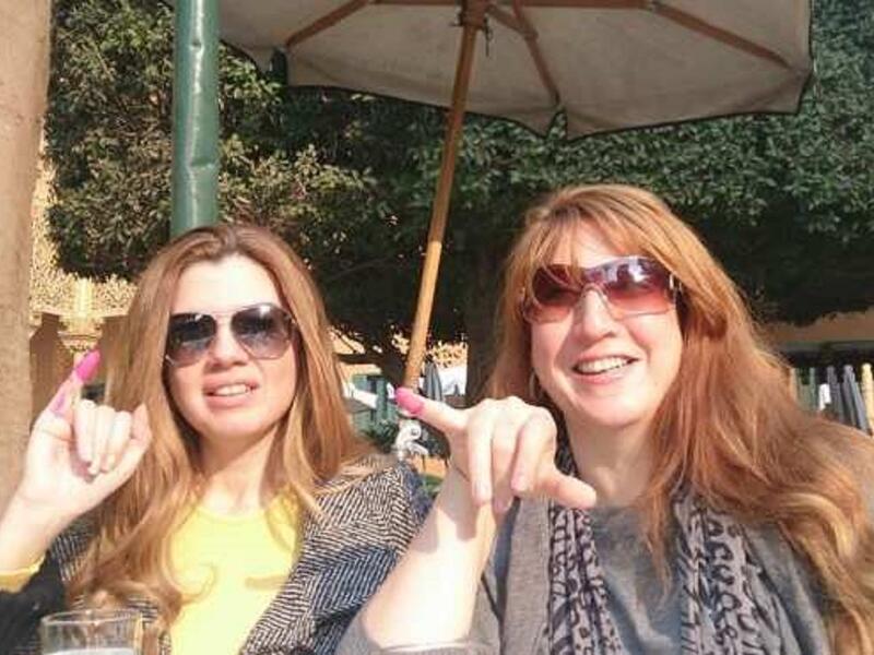 عبير فريد شوقي: منتجة فنية وهي إبنة فريد شوقي من سهير ترك زوجته الخامسة
