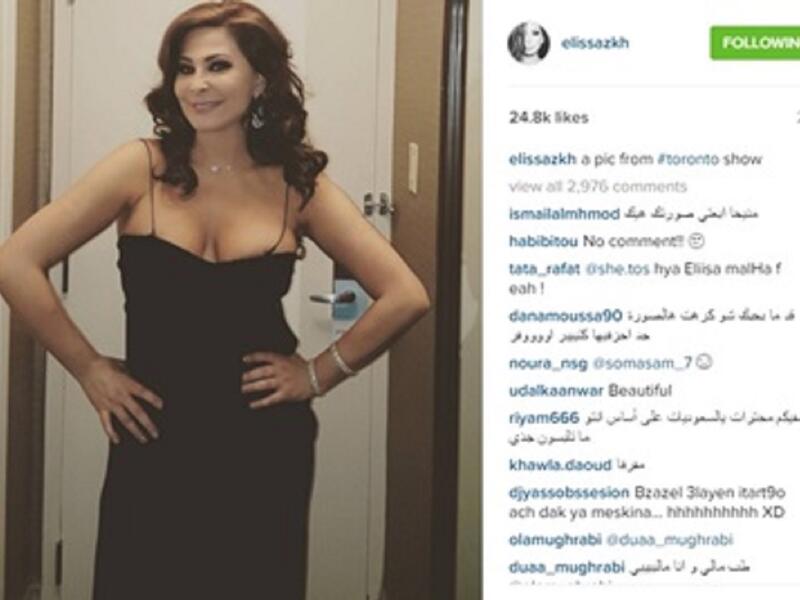 نشرت الفنانة إليسا على حسابها الخاص في الانستغرام صورة جديدة جريئة جداً من حفلها بـ تورنتو كندا، أثارت جدلاً واستياءاً واسعاً بين متابعيها، وظهرت إليسا بالصورة وهي ترتدي فستان أسود يظهر جزء كبير من صدرها مما اغضب عدد كبير من متابعيها وجمهورها .