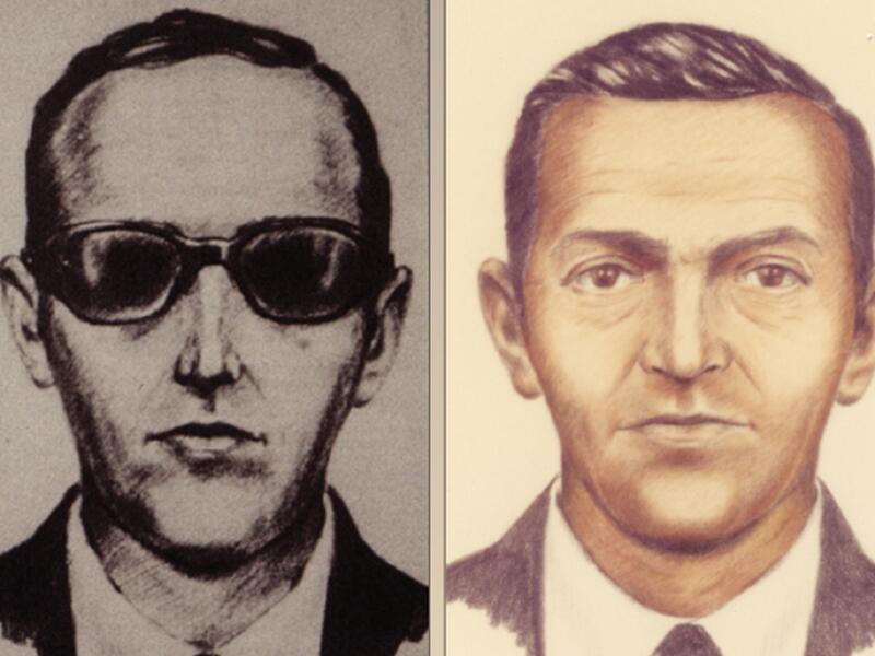 عام 1971 قام رجل اسمه دان كوبر في مطار بورتلاند الدولي بشراء تذكرة ذهاب فقط إلى سياتل وعقب إقلاع الطائرة  أرسل كوبر رسالة إلى مضيفة بالقرب منه نصها "لدي قنبلة في حقيبتي. وسأستخدمها في حالة الضرورة"وبعد علم الجميع قام بالقفز بالمظلة إلى مصير غير معلوم.