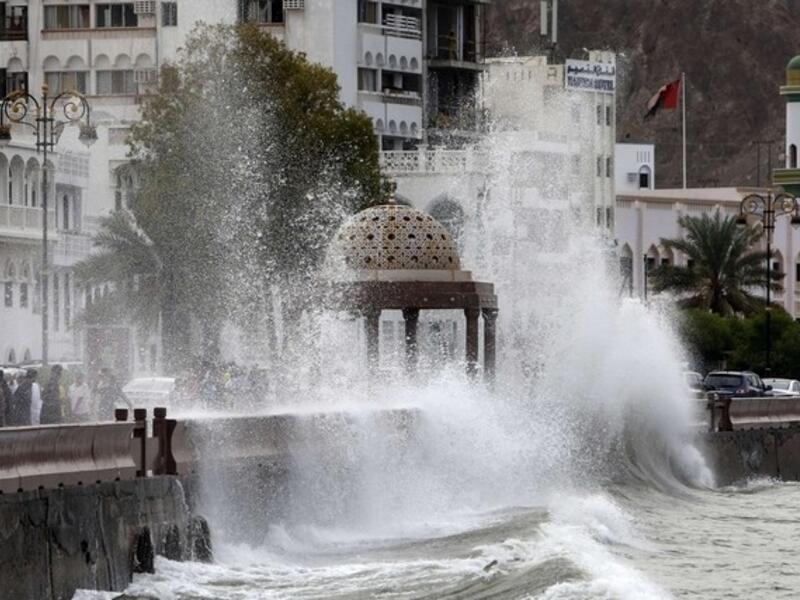 In June, tropical storm Ashobaa hit Muscat, Oman. Cyclone Chapala is expected to hit Monday morning. (AFP/Mohammed Mahjoub)