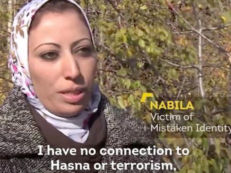 Nabila Bakkatha says she was the victim of a revenge stunt by a former friend, and now lives in fear. (Twitter)
