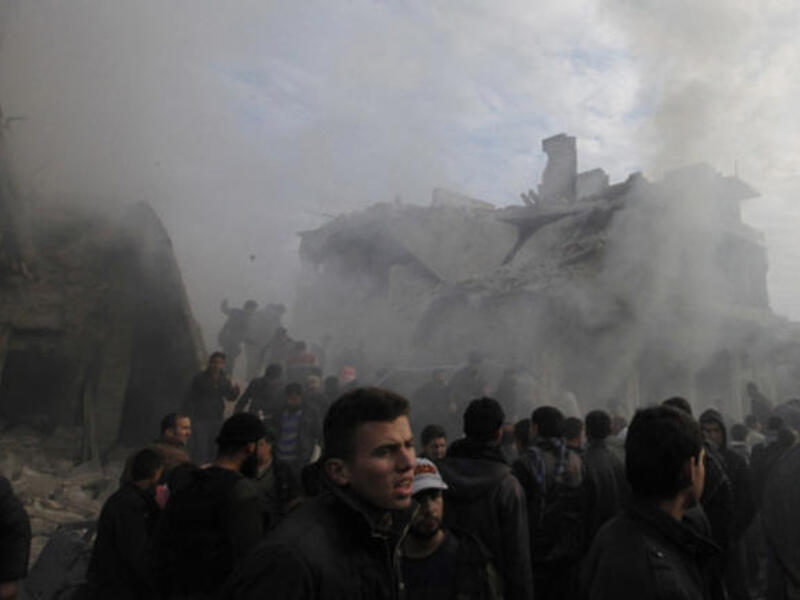The Syria-Turkey border town of Azaz has been a main point of rebel infighting between groups such as ISIS and Northern Storm (Courtesy of Zain Karam/Reuters)  