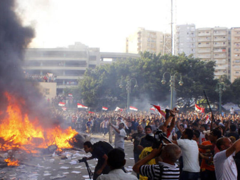Morsi supporters clashed with Egyptian security forces throughout the country Friday leaving at least four killed in the violent exchanges (Courtesy of STR/AFP/Getty Images)