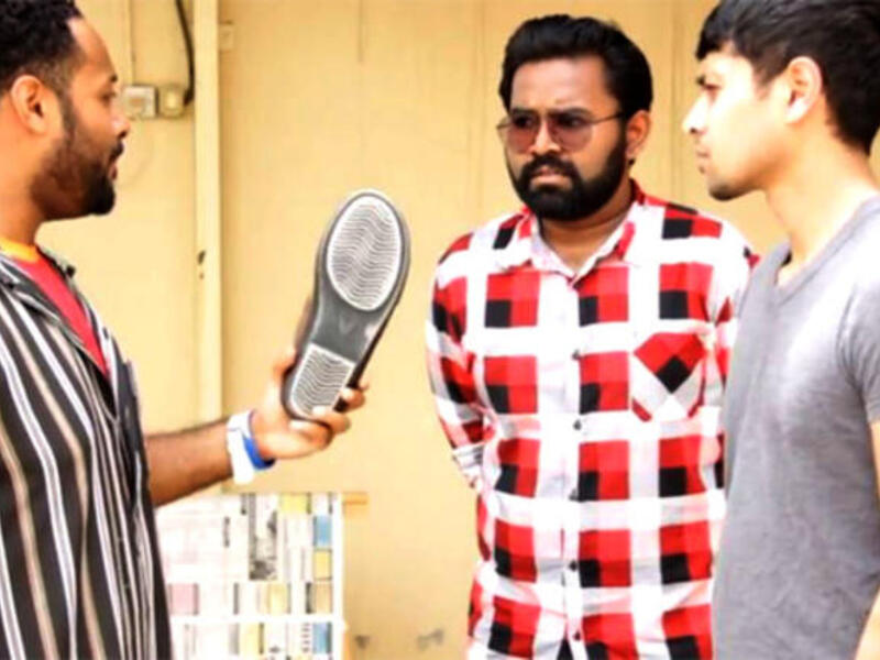 A screenshot from a satirical comedy video called “Satwa Combat School.” The video on YouTube has landed an American citizen and two Emiratis in prison for violating the United Arab Emirates’ cybercrime laws. [YouTube]


