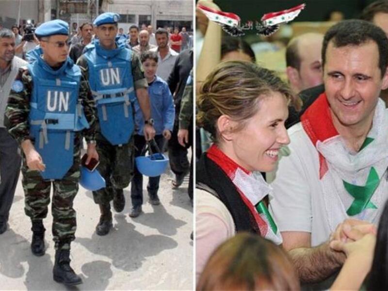 The UN and the Assads are parting ways.. for now.