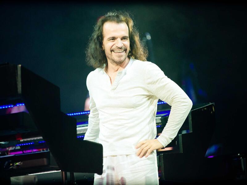 Greek musician Yanni is in Egypt for an much-anticipated concert at the Pyramids. (File photo)