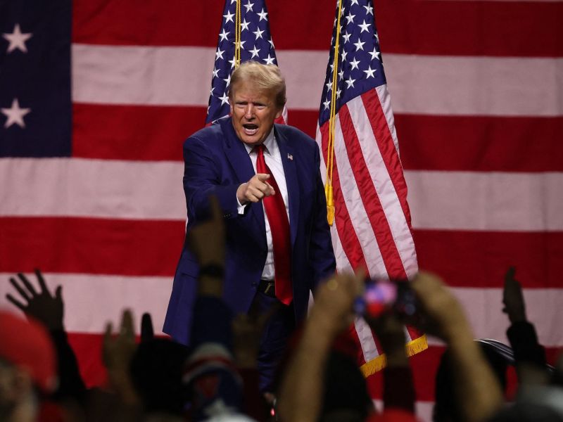 Donald Trump bashes Wall Street rally as making ‘rich people richer’