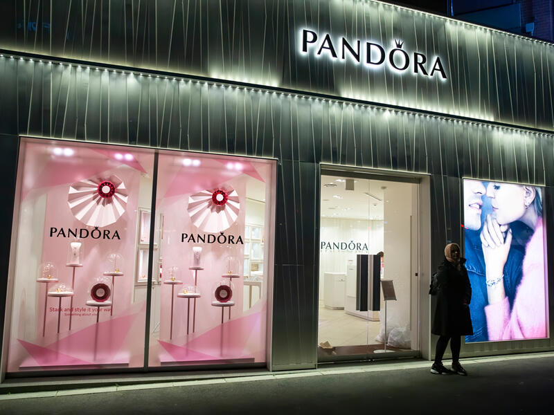 Danish Jewelry Maker Pandora to 25 Percent of Stores Globally