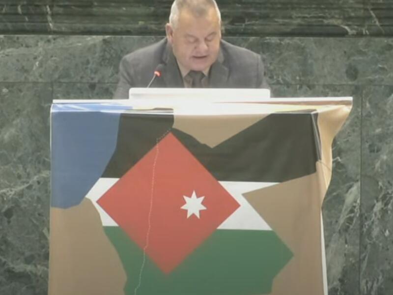 نواب الاردن يردون على سموتريتش بخريطة لفلسطين تضم حدود "اسرائيل"