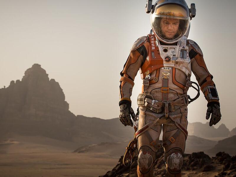 لقطة من فيلم  "المريخي" (The Martian)
