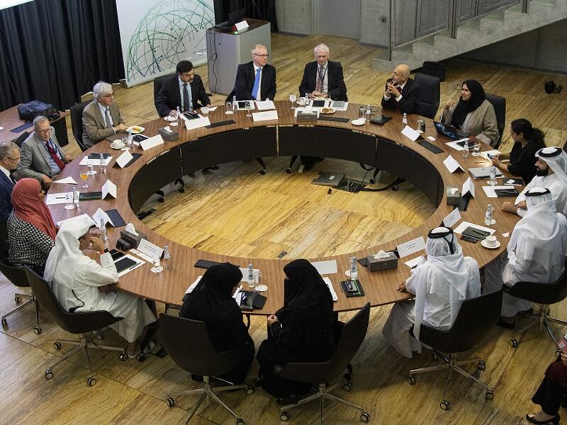 The first Policy Steering Committee meeting, convened by the World Innovation Summit for Health, with key stakeholders in the local healthcare sector.