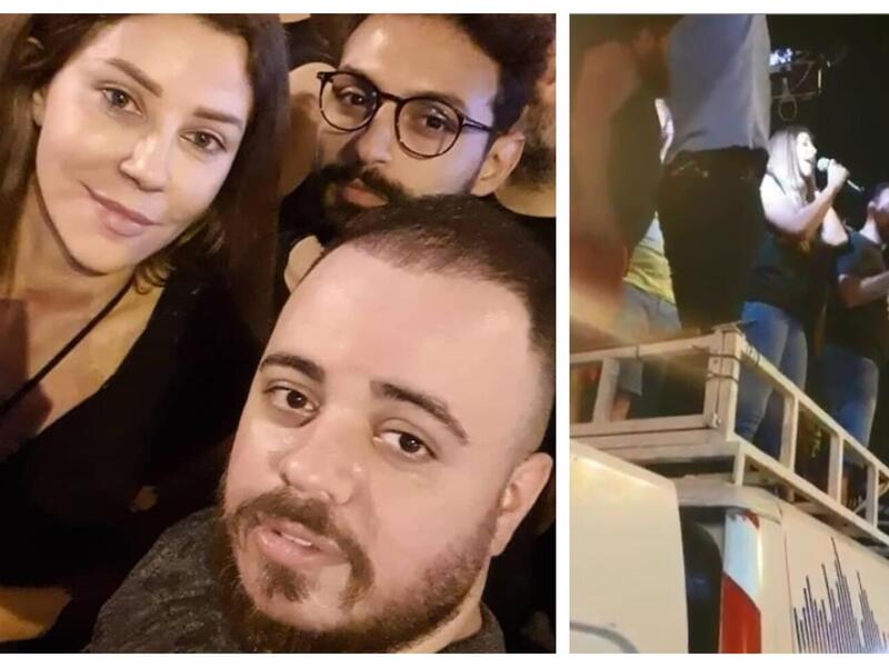كارلا حداد: "نزلت لأني من الشعب وعايشة على هالأرض".