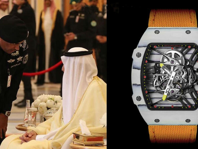 كما تداول ناشطون صورة الساعة التي كان يرتديها اللواء الفغم من نوع "ريتشرد ميل RM27-02 رافاييل نادال توربيون" والتي يصل سعرها قرابة 3 مليون ريال سعودي، أي ما يقارب (800 ألف دولار أمريكي).