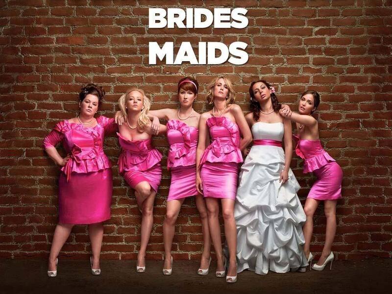 The Bridesmaid: 6 نساء يواجهن مواقف مضحكة وظرائف في قالب لا يخلو من التشويق الذي يتناول طقوس الاستعداد لحفل الزفاف والمنافسة على لقب وصيفة العروس تشاركت في بطولته (كريستين ويغ، مايا رودولف، روز بيرن، ويندي ماكليندون كوفي، إيلي كيمبر، ميليسا مكارثي، كريس أودود).