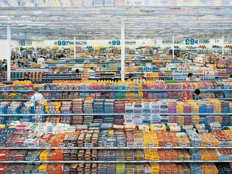 Andreas Gursky, 99 Cent II Diptychon