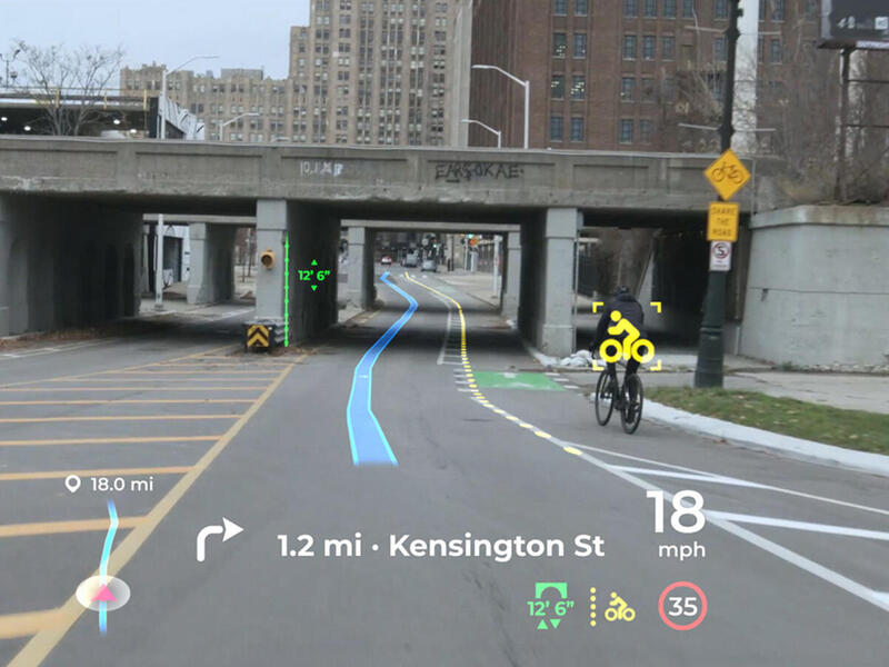 6. Panasonic Automotive AI-enhanced AR HUD 