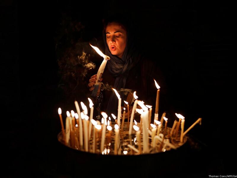 Church of the Holy Sepulchre in the Old City of Jerusalem, 2018 /AFP