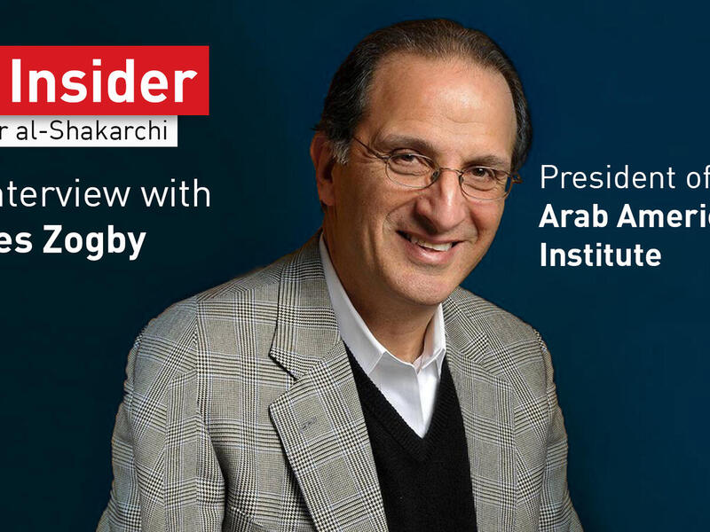 James Zogby, founder and president of the Arab American Institute in Washington, D.C