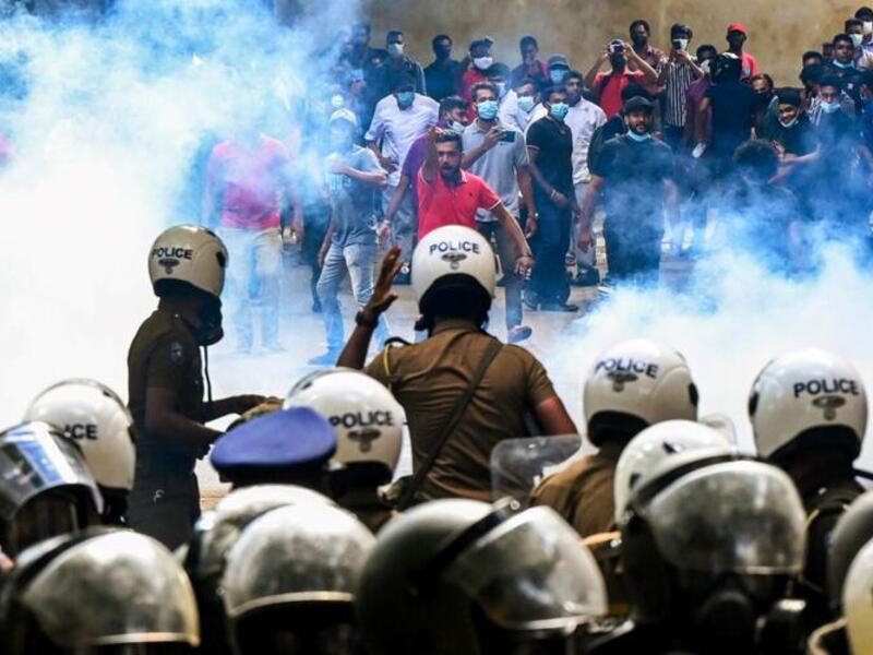 Police, Protesters Continue to Clash in Sri Lanka