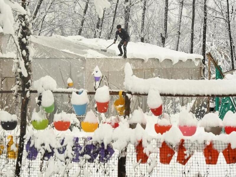 Heavy Snowfall in India Closes Highways and Cancels Flights