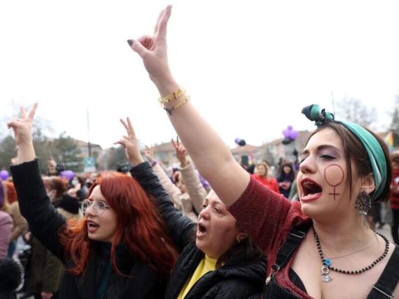International Women's Day Demonstrations Around the World