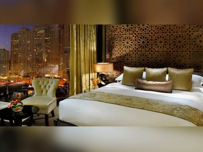 9. Address Dubai Marina (UAE): Connected to the Dubai Marina Mall, this upscale hotel is an 11-minute walk from the Dubai Marina Mall Tram Station. 