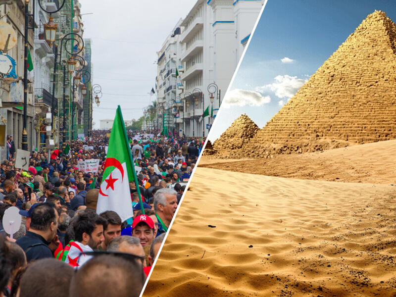 8. Algeria/Egypt: The land of a million martyrs, and the land of the pharaohs ranked 105th internationally. 