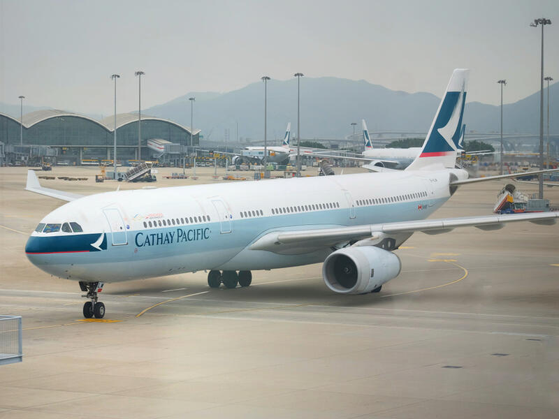 7. Cathay Pacific Airways: The Hong Kong-based Cathay Pacific Group offers scheduled passenger and cargo services to over 200 destinations in Asia, North America, Australia, Europe and Africa, using a fleet of close to 200 aircraft. Cathay Pacific is a founder member of the oneworld global alliance and Cathay Dragon is an affiliate member.