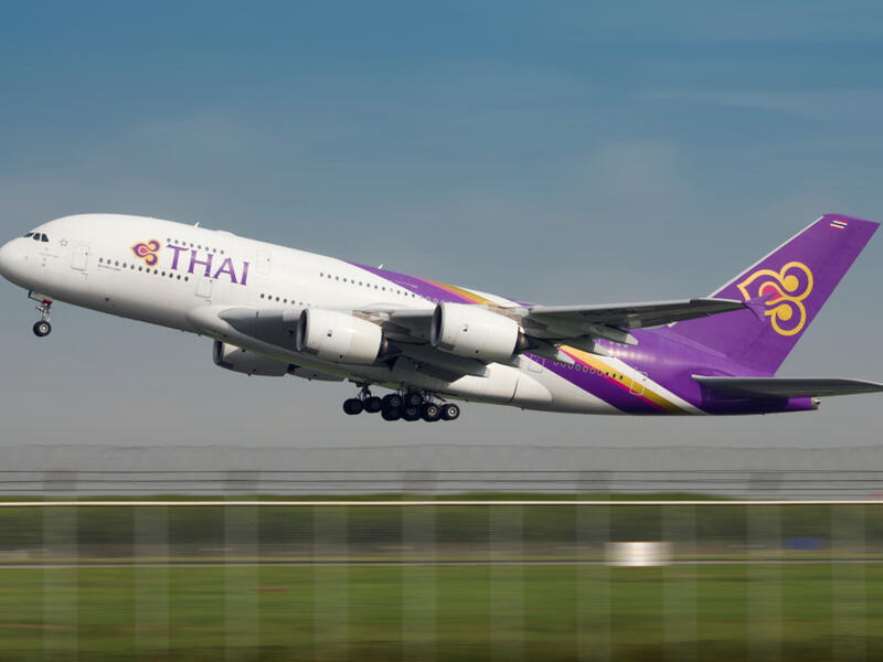 4. Thai Airways: Thai Airways is the flag carrier airline of Thailand, formed in 1988. Thai Airways is a founding member of the Star Alliance. Including its subsidiaries, Thai Airways flies to 84 destinations in 37 countries, using a fleet of over 90 aircraft. The company slogan “Smooth as Silk” is a key brand denominator.