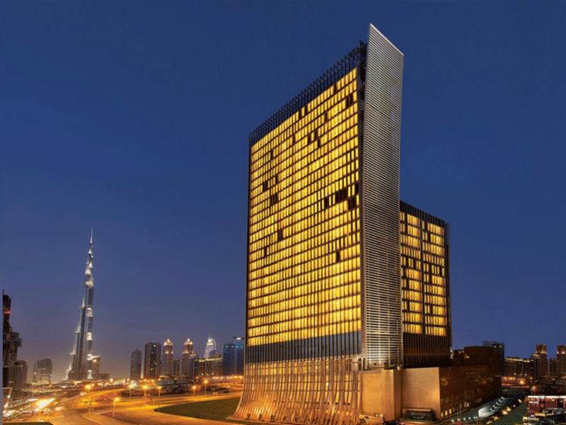 3. The Oberoi Dubai (UAE): Set in a glass high-rise overlooking the Burj Khalifa, this posh hotel is 3 km from The Dubai Mall and 4 km from water displays at The Dubai Fountain. 