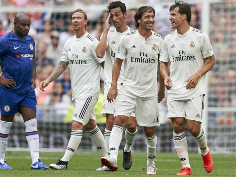 أساطير ريال مدريد يحسمون المباراة لصالحهم
