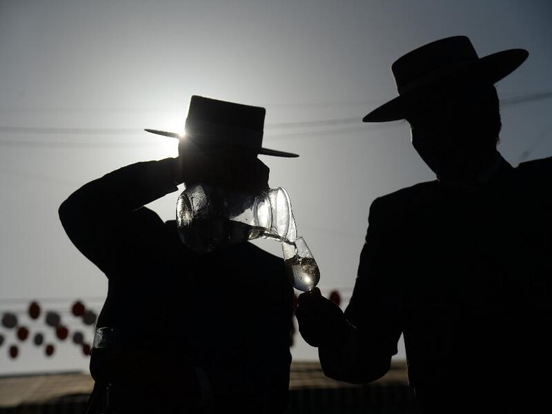 The fair dates back to 1847 when it was originally organized as a livestock fair but has turned into a week of flamenco dancing, music and bullfighting.  CRISTINA QUICLER / AFP