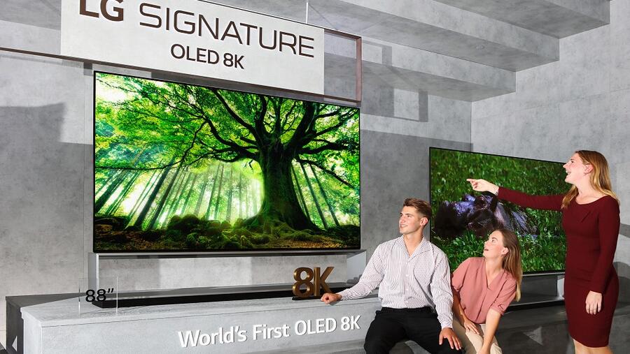  جهاز تلفزيون إل جي 8K يلبي ويتجاوز معايير الصناعة لمفهوم Real 8K