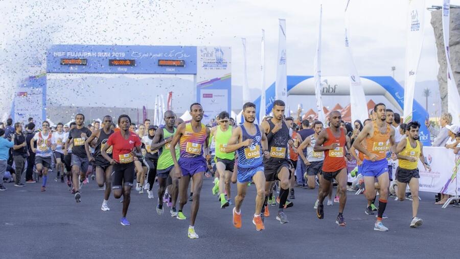سباق بنك الفجيرة الوطني للجري يحقق مشاركة قياسية في نسخته الثالثة