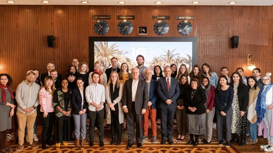 الجامعة الأمريكية بالقاهرة تستضيف طلاب من جامعتي جورج واشنطون ودي باو 