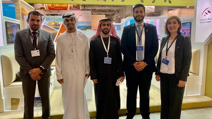 مطار الشارقة يختتم مشاركته في معرض ماتكا 2020
