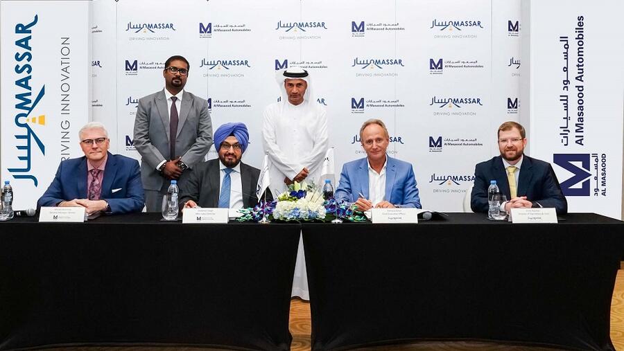 المسعود للسيارات توقع اتفاقية تعاون مع شركة "مسار سليوشنز"