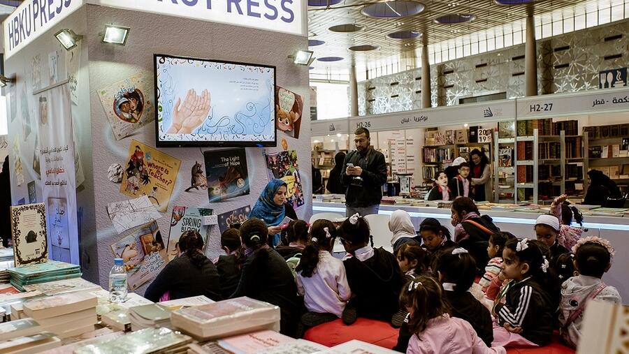 أنشطة مؤسسة قطر في معرض الدوحة الدولي للكتاب تستقطب آلاف الزوار