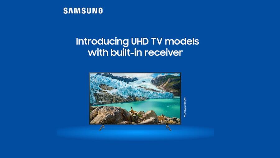 يتوفر تلفزيون سامسونج UHD من طراز  RU7170 بأحجام "43 "50" 55 "58" 65 و"75، ويتميز بأربع ميزات إضافية