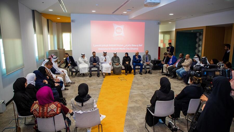 مدينة الشارقة للإعلام تلتقي الإعلاميين والصحفيين باعتبارهم شركاء النجاح