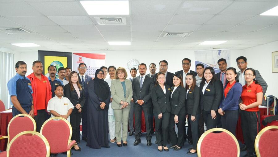 مركز ورزيدنس البستان ينظم حملة توعية صحية للموظفين