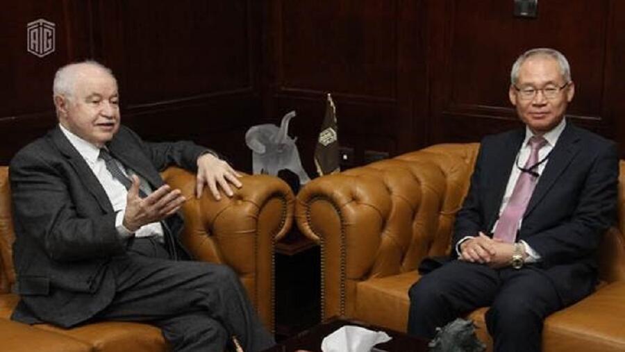 أبوغزاله وسفير كوريا الجنوبية يبحثان التعاون في المجالات الأكاديمية والمهنية