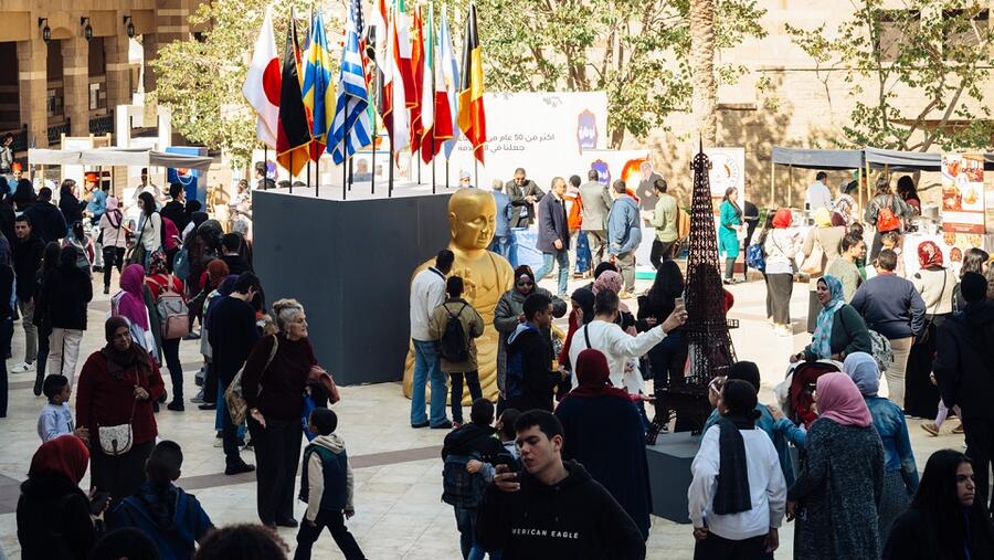 الجامعة الأمريكية بالقاهرة تختتم احتفالها ببدء مئويتها الثانية 