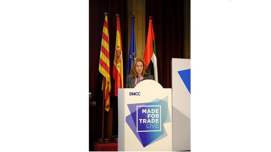 مركز دبي للسلع المتعددة ينظم حملته الترويجية وُجد من أجل التجارة في برشلونة لتعريف الشركات الإسبانية بمزايا تأسيس الأعمال في دبي