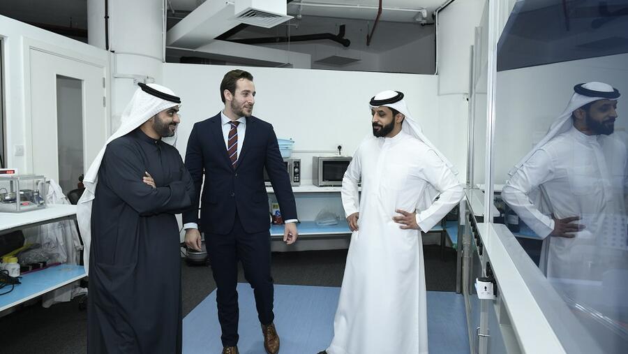 مركز دبي للسلع المتعددة يشهد حفل الافتتاح الرسمي لمنشأة الماس  البلجيكية المعتمدة التابعة لشركة تري جيم في دبي